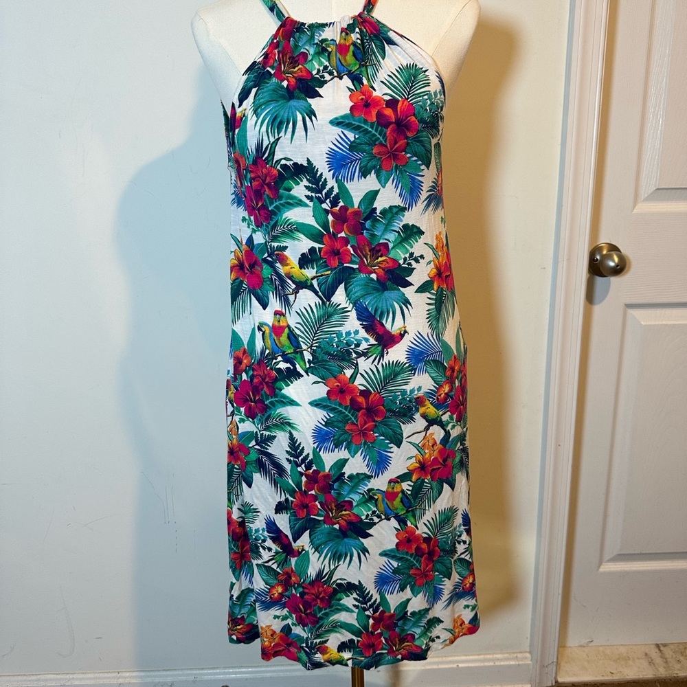 Tommy Bahama Floral Halter Neck Dress